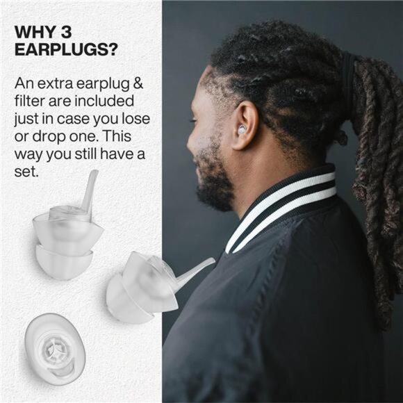 Music PRO - Concert Ear Plugs - Earplugs for Noise Reduction - High Fidelity - Picture 6 of 7